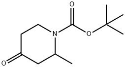 1-BOC-2-METHYL-PIPERIDIN-4-ONE Structural