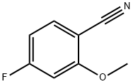 4-Fluoro-2-methoxybenzonitrile Structural