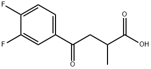 2-METHYL-4-OXO-4-(3',4'-DIFLUOROPHENYL)BUTYRIC ACID