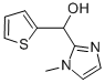 (1-methyl-1H-imidazol-2-yl)(2-thienyl)methanol Structural