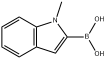 1-METHYL-1H-INDOLE-2-BORONIC ACID 2,2-DIMETHYL PROPANE DIOL-1,3-CYCLIC ESTER Structural