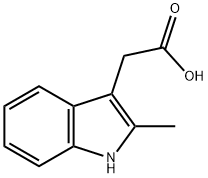 2-METHYLINDOLE-3-ACETIC ACID Structural