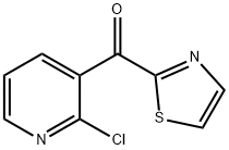 2-CHLORO-3-(2-THIAZOLYLCARBONYL)PYRIDINE Structural