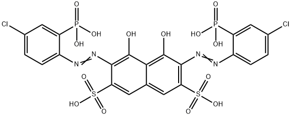 CHLOROPHOSPHONAZO III Structural Picture