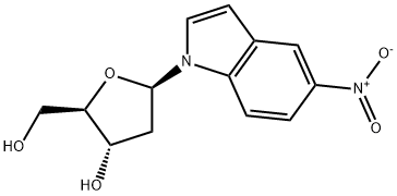 1-(BETA-D-2-DEOXYRIBOFURANOSYL)-5-NITROINDOLE Structural