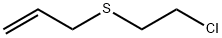 Allyl 2-chloroethyl sulfide Structural