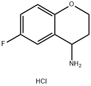 6-FLUORO-CHROMAN-4-YLAMINE HYDROCHLORIDE Structural