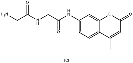 H-GLY-GLY-AMC HCL Structural