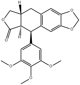 Desoxypodophyllotoxin Structural