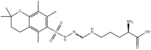 H-D-ARG(PMC)-OH Structural