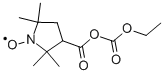 3-[(ETHOXYCARBONYL)OXYCARBONYL]-2,5-DIHYDRO-2,2,5,5-TETRAMETHYL-1H-PYRROL-1-YLOXY Structural