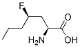 Heptanoic acid, 2-amino-4-fluoro-, (R*,S*)- (9CI) Structural