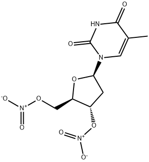 THYMIDINE-3',5'-DINITRATE Structural