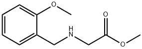 methyl 2-{[(2-methoxyphenyl)methyl]amino}acetate Structural