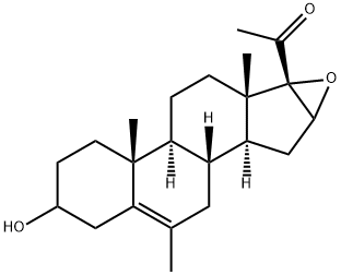 16beta-Methyl-16alpha,17alpha-epoxypregnenolone Structural