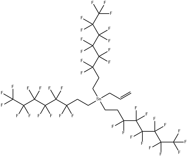 TRIS(1H,1H,2H,2H-PERFLUOROOCTYL)ALLYLTIN Structural