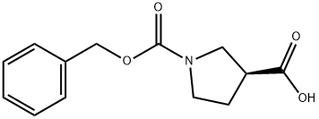 (S)-1-Cbz-pyrrolidine-3-carboxylic acid Structural