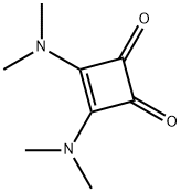 3,4-BIS-DIMETHYLAMINO-CYCLOBUT-3-ENE-1,2-DIONE Structural