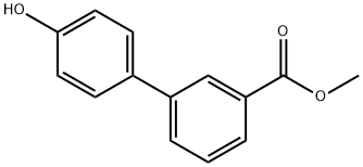 4'-HYDROXYBIPHENYL-3-CARBOXYLIC ACID METHYL ESTER Structural