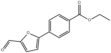 ETHYL 4-(5-FORMYL-2-FURYL)BENZOATE Structural