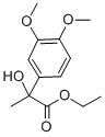 Lactic acid, 2-(3,4-dimethoxyphenyl)-, ethyl ester Structural