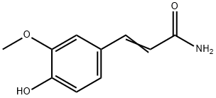 4-HYDROXY-3-METHOXYCINNAMIDE Structural