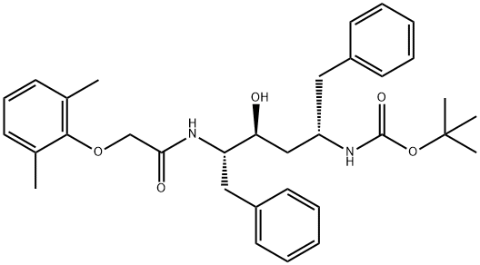 (2S,3S,5S)-2-(2,6-Dimethylphenoxyacetyl)amino-3-hydroxy-5-(tert-butoxycarbonyl)amino-1,6-diphenylhexane