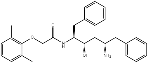 N-[(1S,2S,4S)-4-amino-2-hydroxy-5-phenyl-1-(phenylmethyl)pentyl]-2-(2,6-dimethylphenoxy)acetamide