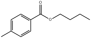 Benzoic acid, 4-methyl-, butyl ester Structural