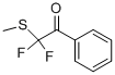 Ethanone, 2,2-difluoro-2-(methylthio)-1-phenyl- (9CI) Structural