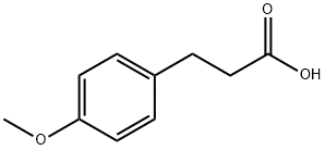 3-(4-Methoxyphenyl)propionic acid Structural