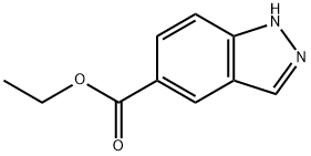 ETHYL 1H-INDAZOLE-5-CARBOXYLATE Structural