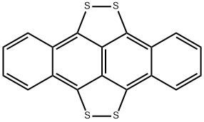 5,6,11,12-Tetrathiotetracene Structural