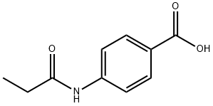 4-(propionylamino)benzoic acid Structural