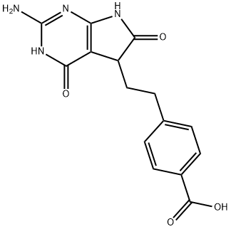 4-[2-(2-AMino-4,5,6,7-tetrahydro-4,6-dioxo-3H-pyrrolo[2,3-d]pyriMidin-5-yl)ethyl]benzoic Acid Structural