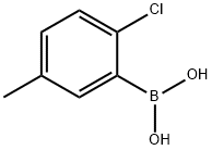 2-CHLORO-5-METHYLPHENYLBORONIC ACID Structural