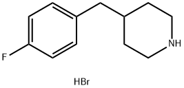 4-(4-FLUOROBENZYL)PIPERIDINE HYDROCHLORIDE Structural