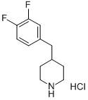 4-(3,4-DIFLUORO-BENZYL)-PIPERIDINE HYDROCHLORIDE
