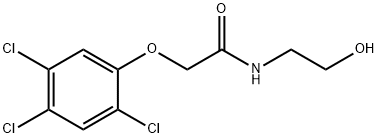 N-(2-Hydroxyethyl)-2-(2,4,5-trichlorophenoxy)acetamide Structural