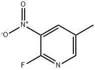 2-Fluoro-5-methyl-3-nitropyridine Structural