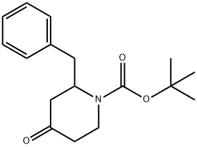 1-BOC-2-BENZYL-PIPERIDIN-4-ONE Structural