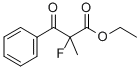 2-Fluoro-2-methyl-3-oxo-3-phenyl-propionic acid ethyl ester Structural