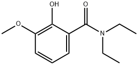 N,N-diethyl-2-hydroxy-3-methoxybenzamide Structural