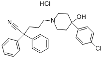 4-(4-CHLOROPHENYL)-4-HYDROXY-A,A-DIPHENYL-1-PIPERIDINEPENTANENITRILE HYDROCHLORIDE Structural