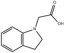 2,3-DIHYDRO-1-INDOLEACETIC ACID Structural