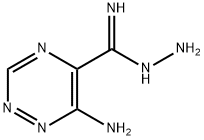 as-Triazine-5-carboxamide,  6-amino-,  hydrazone  (8CI) Structural
