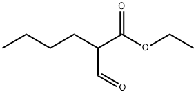 Hexanoic acid, 2-forMyl-, ethyl ester Structural