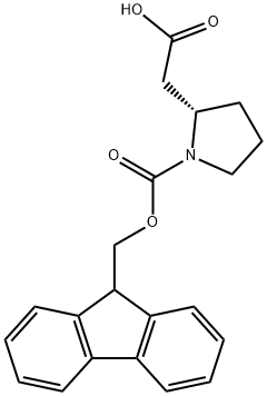 Fmoc-L-beta-homoproline Structural