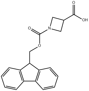 Fmoc-L-Azetidine-3-carboxylic acid Structural