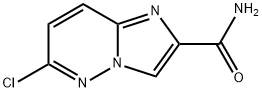 6-CHLORO-IMIDAZO[1,2-B]PYRIDAZINE-2-CARBOXAMIDE Structural